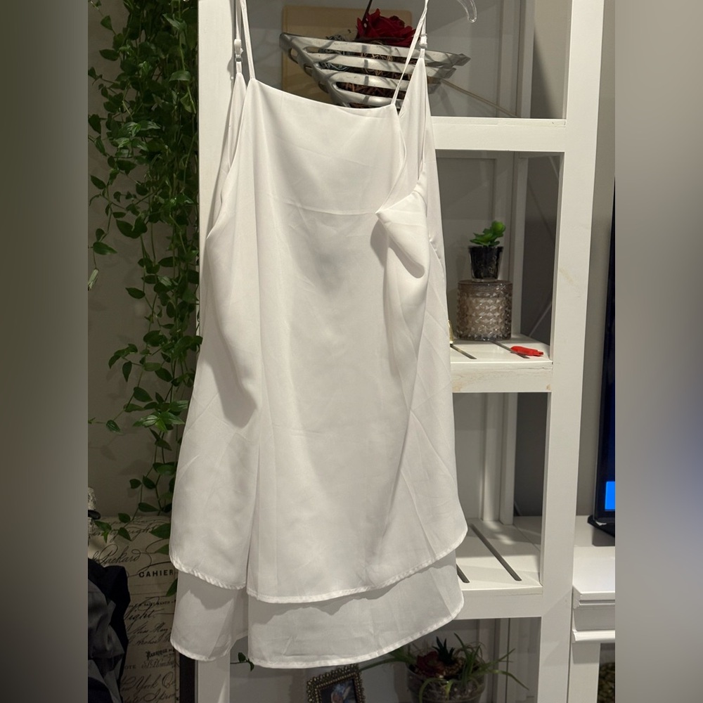 Elegant White Dress Camisole
